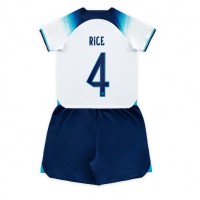Fotballdrakt Barn England Declan Rice #4 Hjemmedraktsett VM 2022 Kortermet (+ Korte bukser)